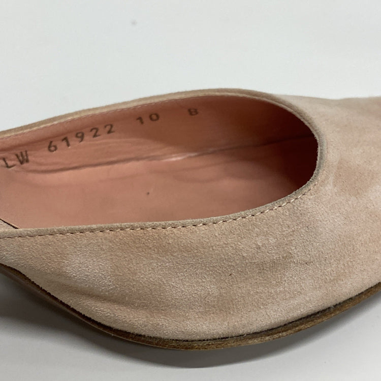 LAUREN Ralph Lauren Stiletto Heels Suede Pale Salmon Pink uk8 CN001