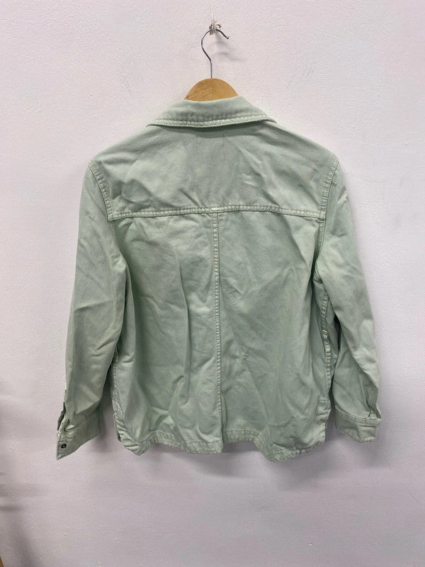 Cute Zara mint denim jacket oversized M KS002