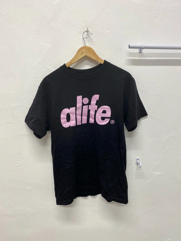 Great ALife T shirt Men’s UkM 100% Cotton black LL003