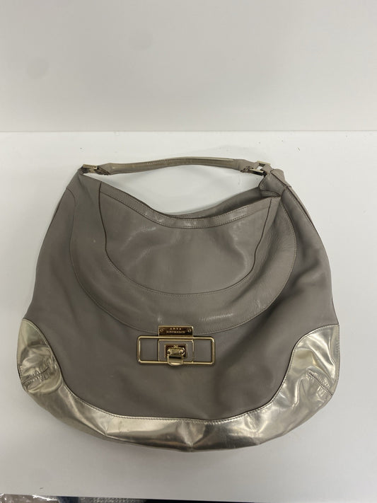 Lovely Anya Hindmarch Cooper Cream Silver Hobo Handbag JP001