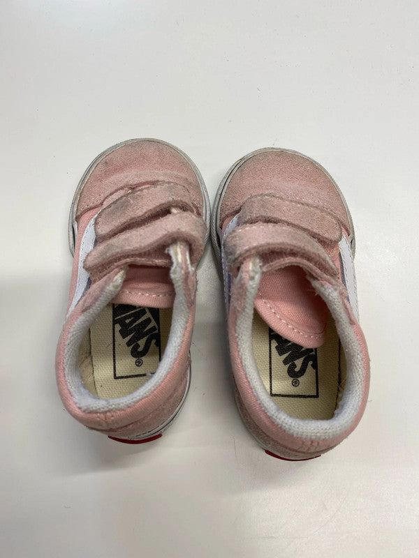 Vans Adorable Pastel Pink Trainers Girls 4 KM004