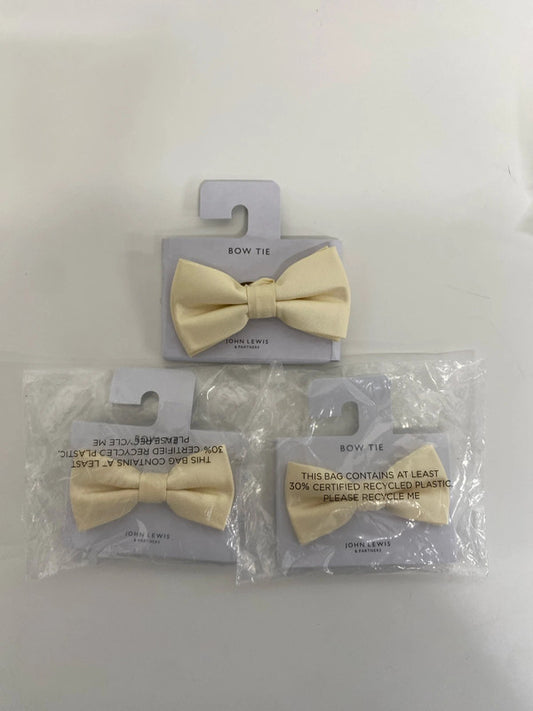 Wedding bow ties set cream John Lewis men’s boys #4 CR002
