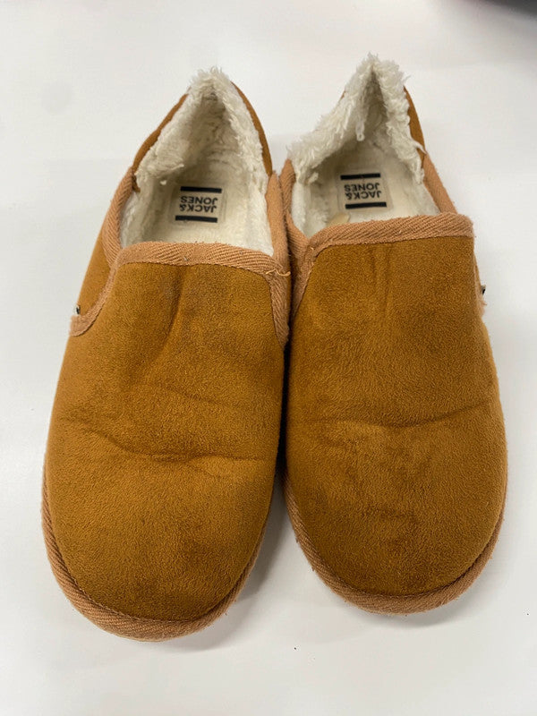 Fabulous Jack & jones tan slippers UK M (5-6) AG006