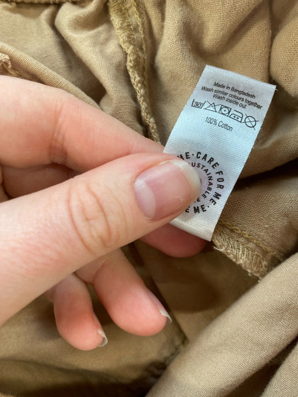 George Fab Tan Cargo Trousers UK 22 RG021