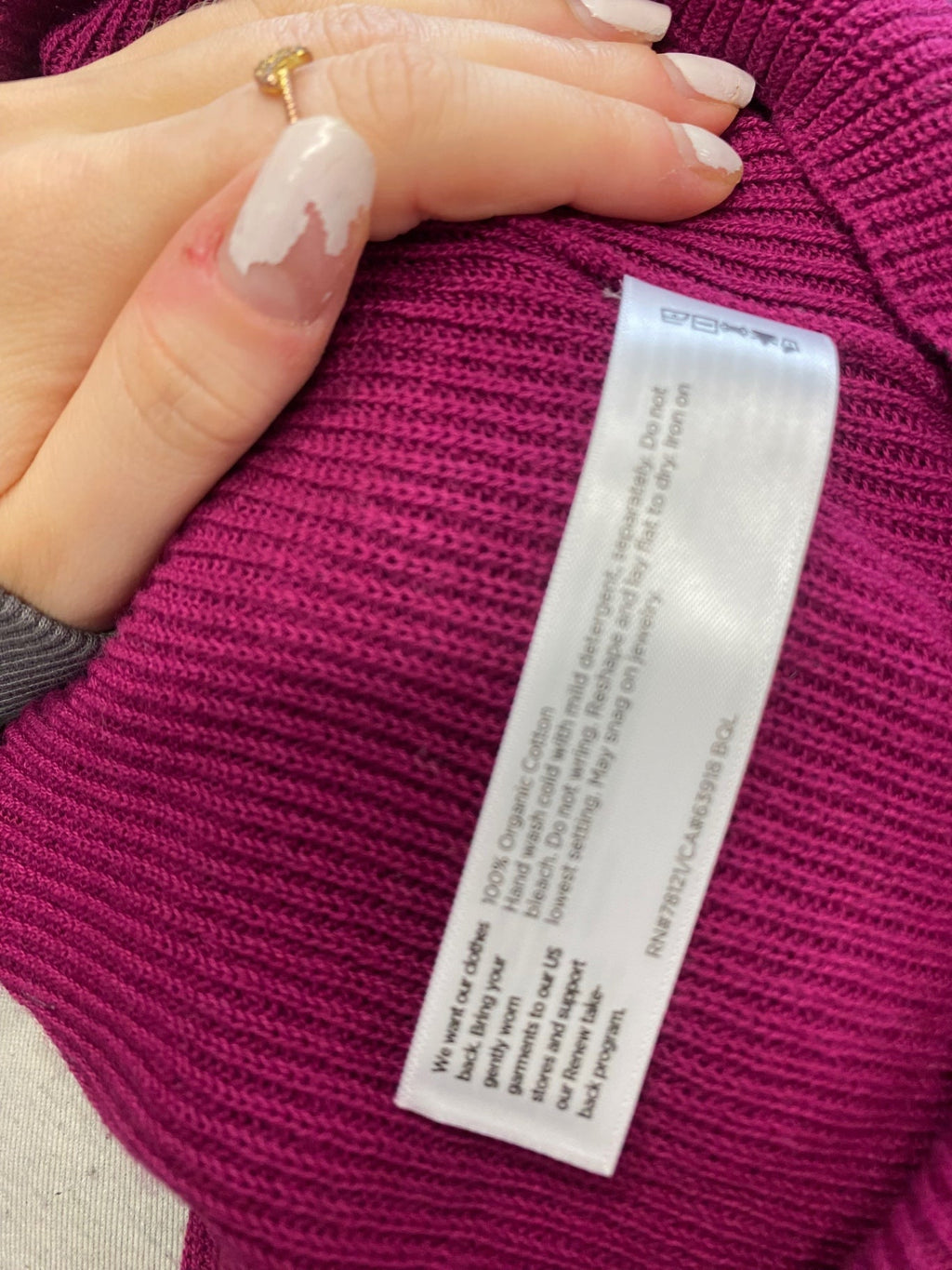 Stunning Eileen Fisher cotton Knitted jumper Uk 10 Fuchsia SO560