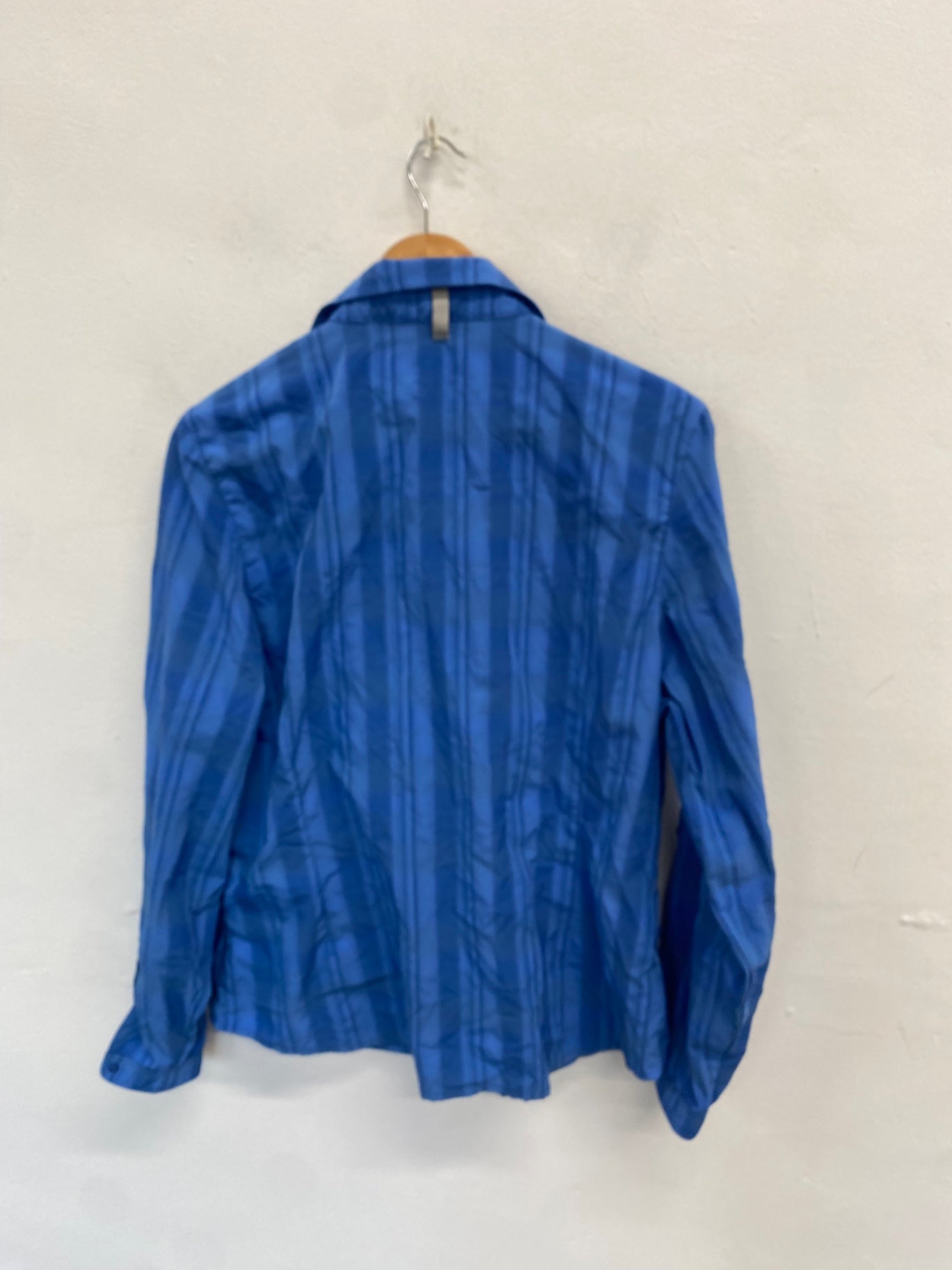 Classic Rohan insect shield Shirt UK 16 Blue striped SO560