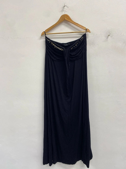 Fabulous Next Maxi dress strappless stunning! Uk16 cruise holiday CR002