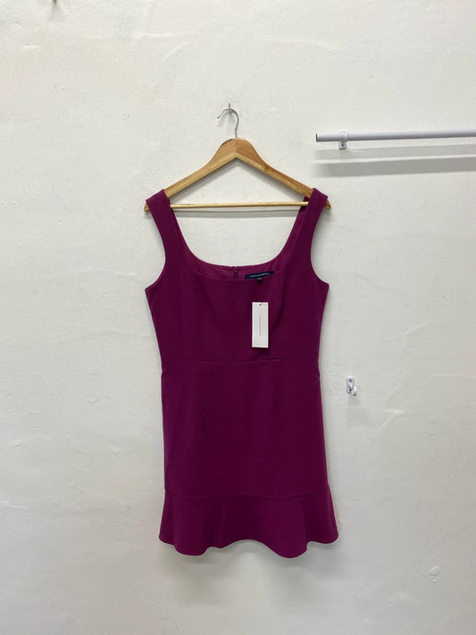 Fabulous plum purple Uk14 mini dress fun & flirty LB005