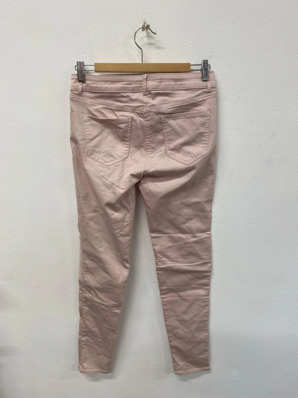 Next Fabulous Powder Pink Skinny Jeans UK 10R HA001
