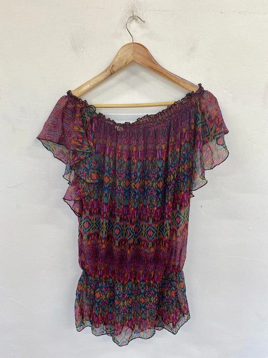 Unbranded Fabulous Indian Colourful Sheer Pool Coverup Onesize LK009