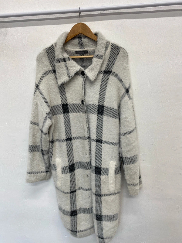 Fabulous super soft cuddly longline shacket Uk10/12 Primark CR002