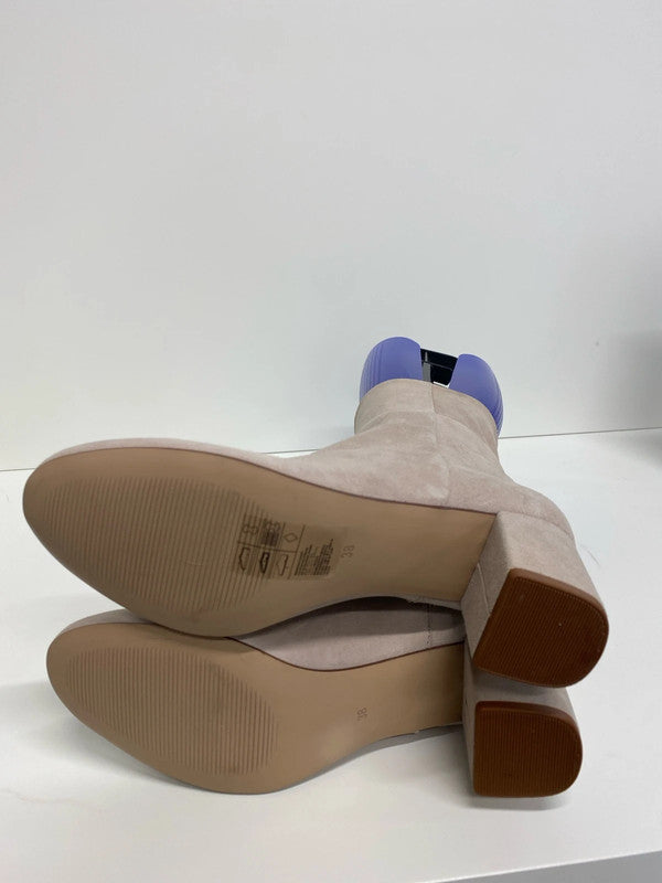 Fabulous H&M Suede taupe ankle boots Uk5 new KM003