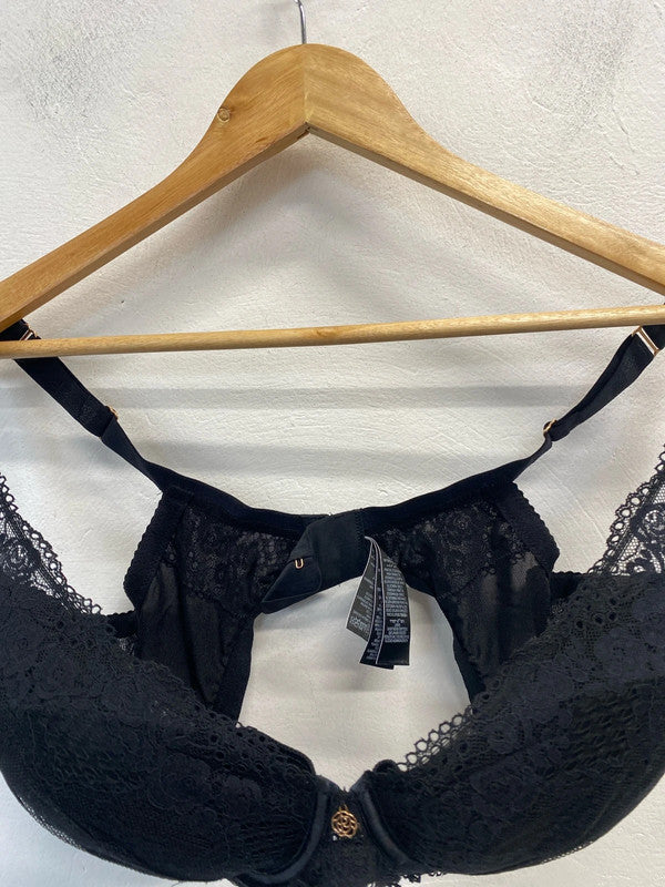 Gorgeous autograph sexy black lace bra UK 36F LB010