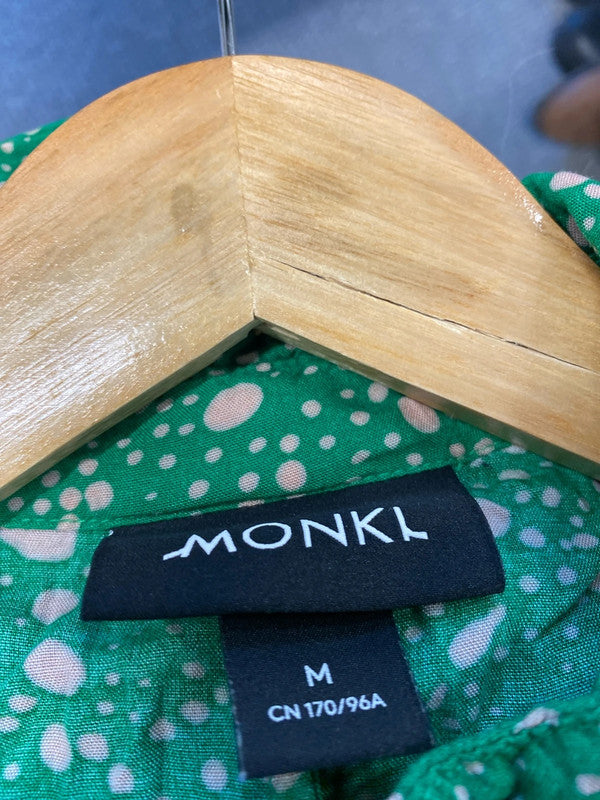 Fabulous Monki ditsy splodge tunic dress belted UkM JR001