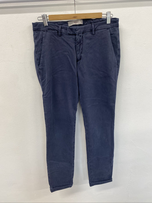 Briglia 1949 Slim Fit Blue Pants In Size 32/46 Made In Italy AG006