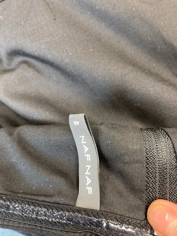 Fabulous Y2K Naf Naf silk blend dress Uk12 party fun JB003