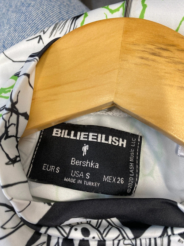 Fabulous Bershka BillieEilish cropped top UkS JS004