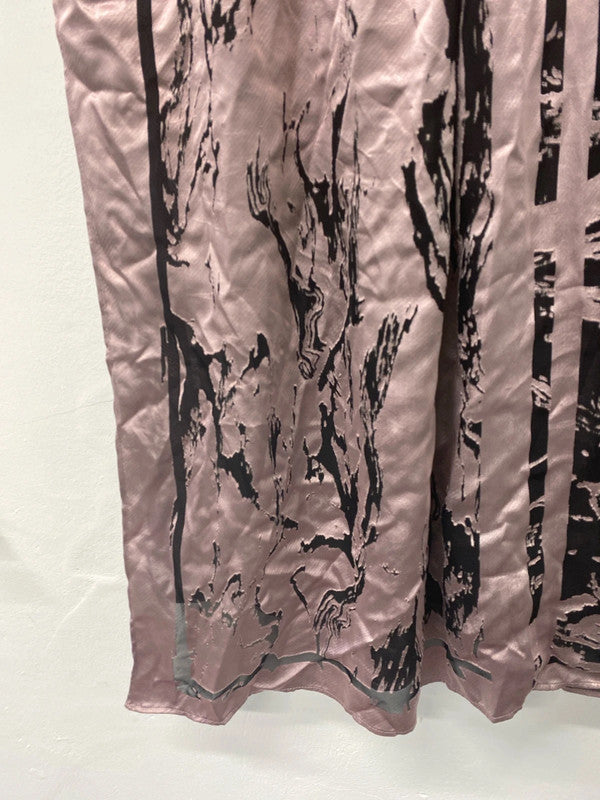 Fabulous semi sheer mauve scarf one size KM004