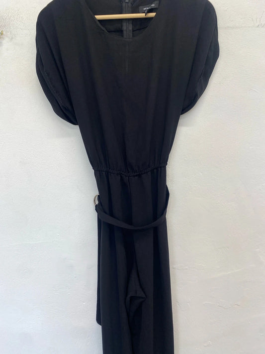 Lovely new look black belted jumpsuit uk 12 MB001