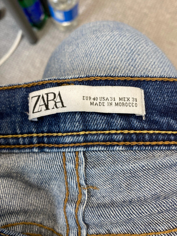 Fabulous Men’s Zara blue indigo jeans Waist 31 Leg 31.5 JA001