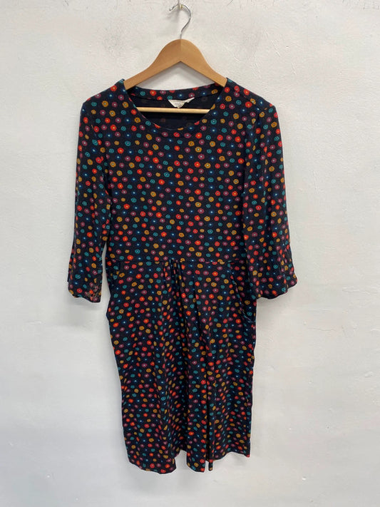 Lovely Seasalt Cornwall floral dress UK 14 KS003