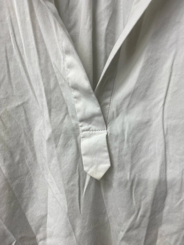 Zara Chic White Tunic Shirt Dress Size L VW001