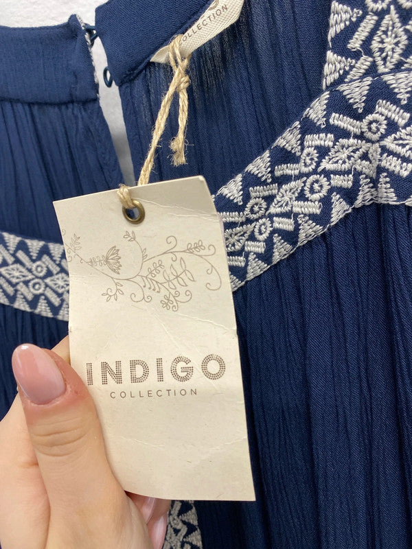 Lovely M&S navy beach jumpsuit UK 14 JB005