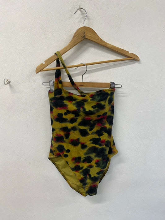 Fabulous Ted Baker swimsuit Size 1 abstract green 8 FE001