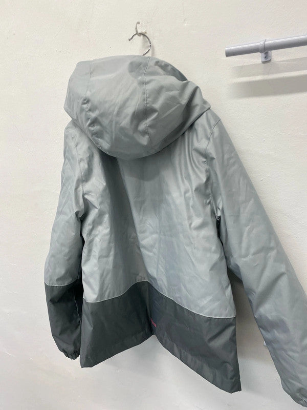 Fabulous girls Wedze winter coat age 12 grey & pink JB001