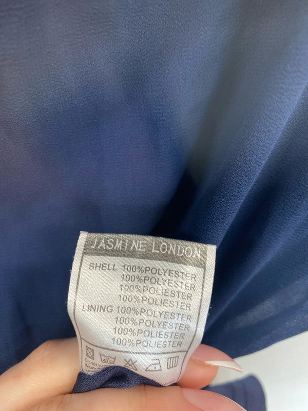 Jasmine London Preppy Navy Mini Dress UK 10 LK009