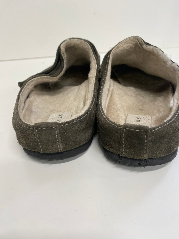 Reiss ambler shearling lined suede slippers Uk4 SS002