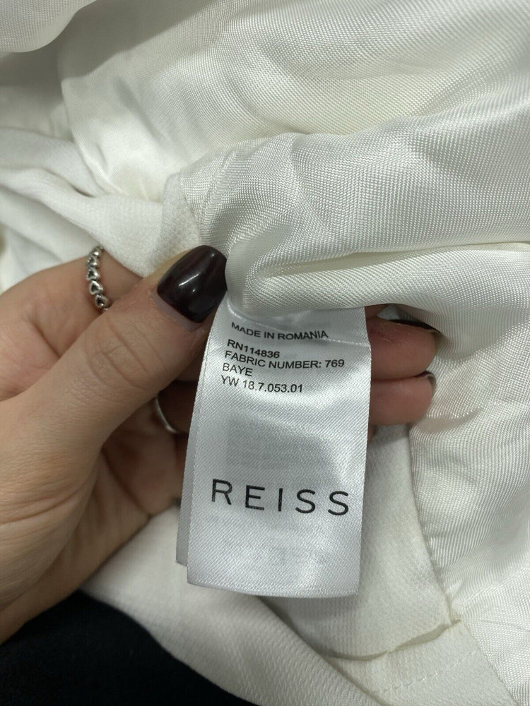 Reiss white summer jacket UK L NE001