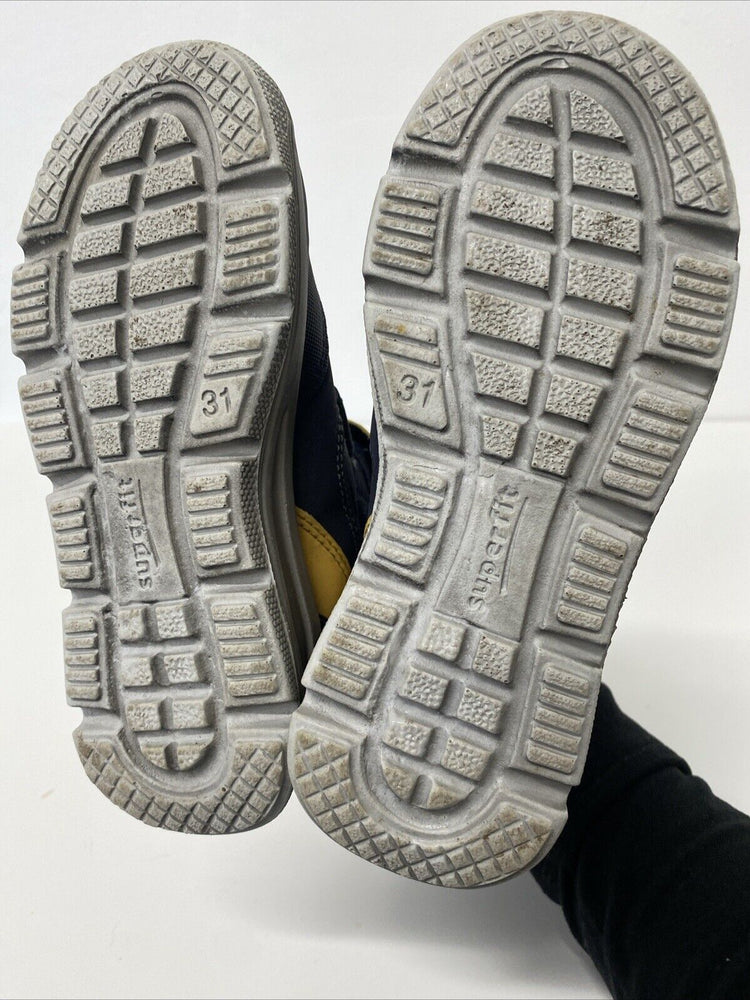 Infant Kids Gore-tex Superfit Hiking And Snow Boots Uk 12 /31 EUR Navy GA001