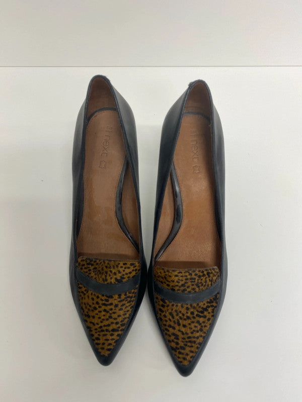 Next Fabulous Leather Animal Print Heels UK 7 KM005