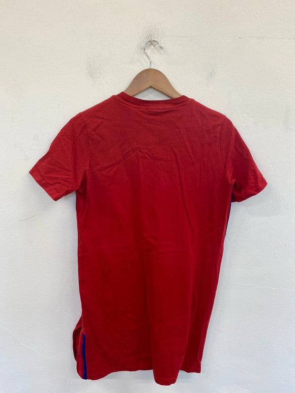 Adidas Sporty Red Shirt Dress UK 14 SW001