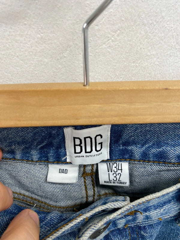 Urban Outfitters BDG Dad jeans 34”/32” blue LL003