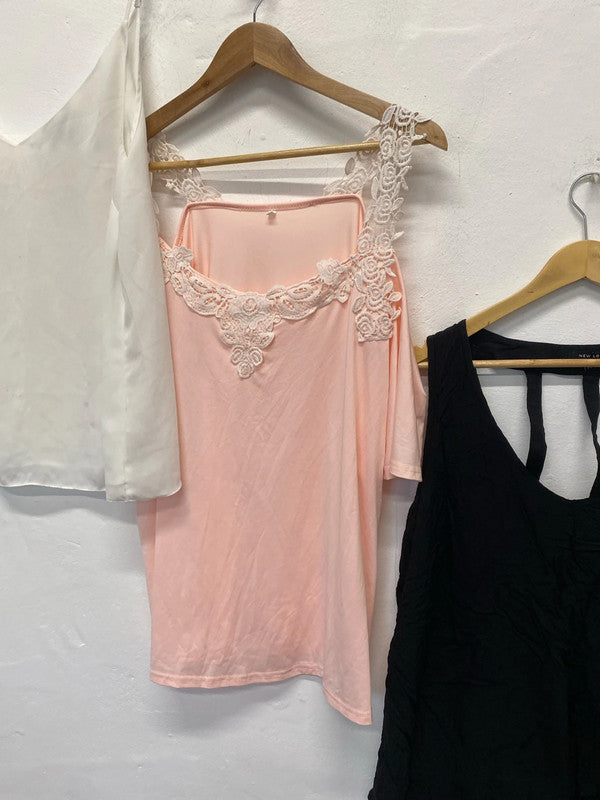 Fabulous Summer top Trio camis New look Uk20 #5] YM001