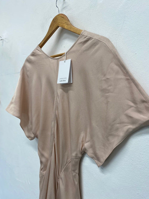 Fabulous & Other Stories Midi Dress UkS Beige Evening occasion RG020