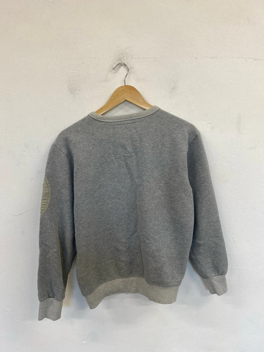 G Star Raw Sporty Grey Pocket Detail Sweatshirt Size S DF002