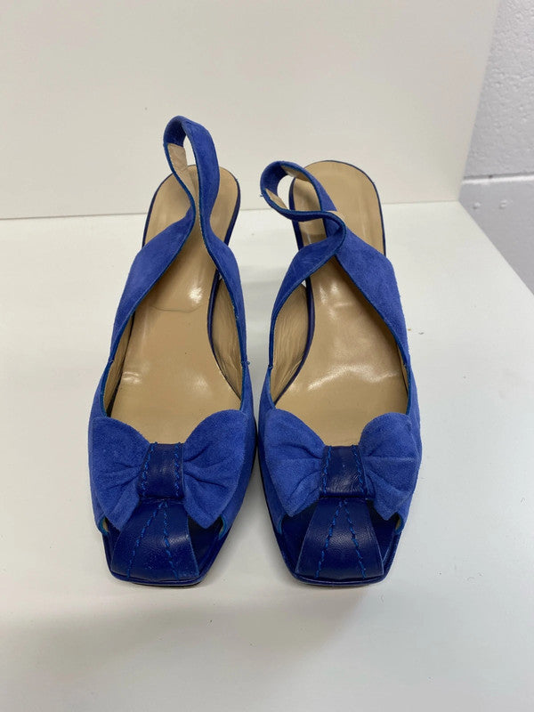 Fabulous Cobalt blue peep toe heels from Hobbs Uk38.5 occasion events JS004