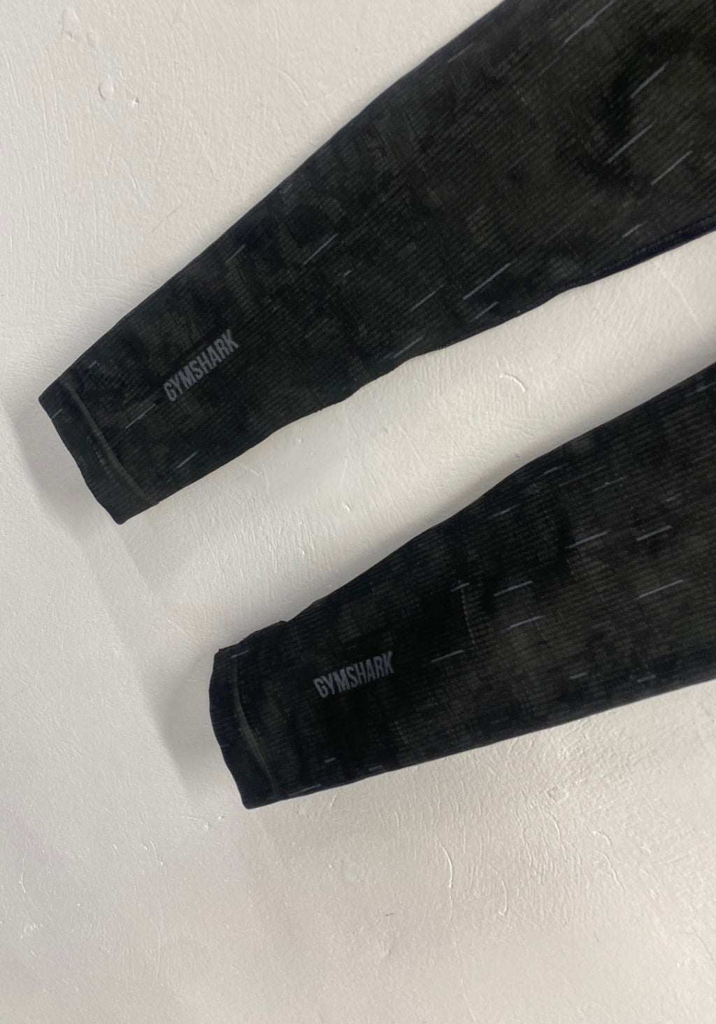 Fabulous Gymshark Leggings UK 8 Light dark grey pattern gym SA514