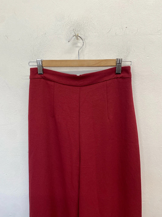 Lovely kookai boysenberry red floaty trousers UK 10 CJ001