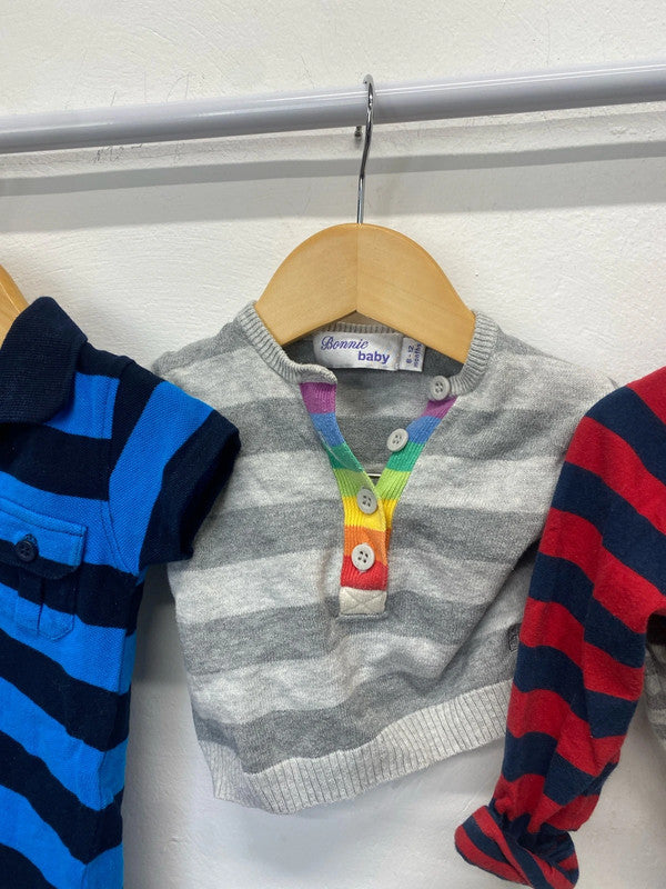 Fabulous boys bundle of baby clothing age 6-12m gap Bonnie baby #25 JP001