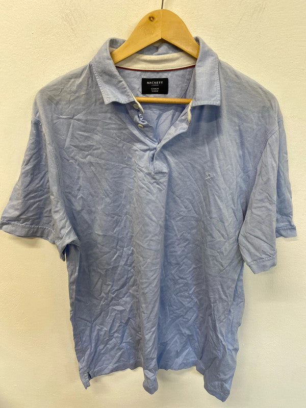 Fabulous Hacket classic fit blue polo shirt size XL KD001