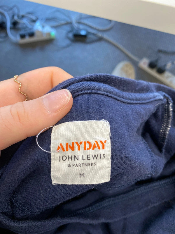 Fabulous John Lewis navy sweatshirt uk 10 KD001