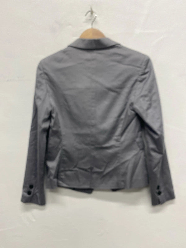 Fabulous New Look mid grey formal smart blazer Uk12 MA003