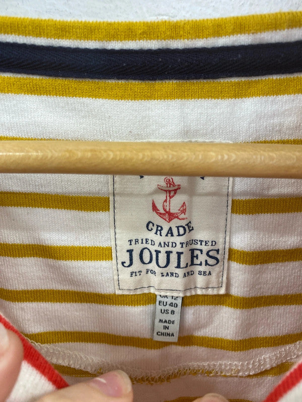 Joules & Crew Clothing Fabulous Stripe Shirts Duo UK 10-12 #50 MM005