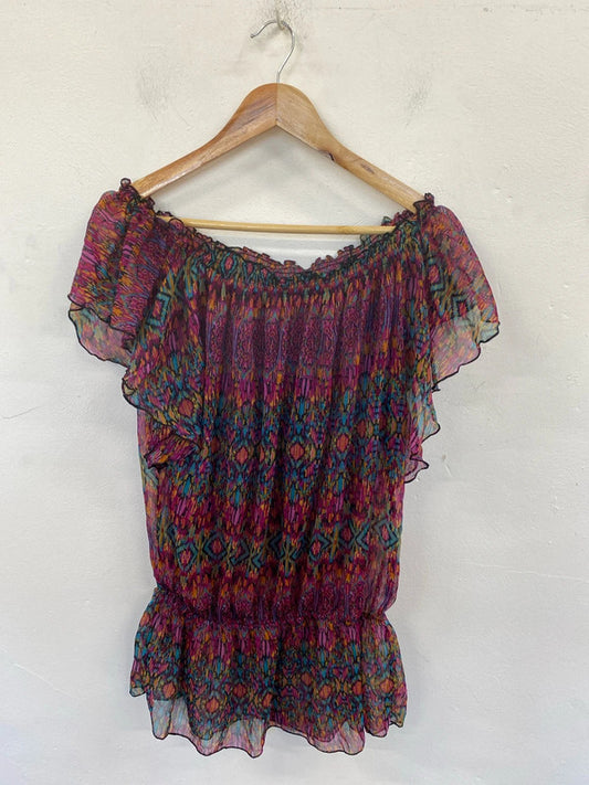 Unbranded Fabulous Indian Colourful Sheer Pool Coverup Onesize LK009