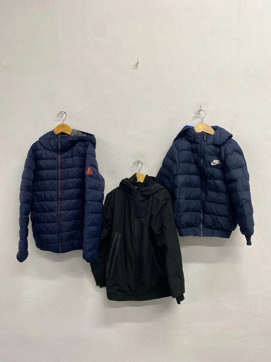 Trio boys coats children’s navy Nike United tech next UK XS VW001