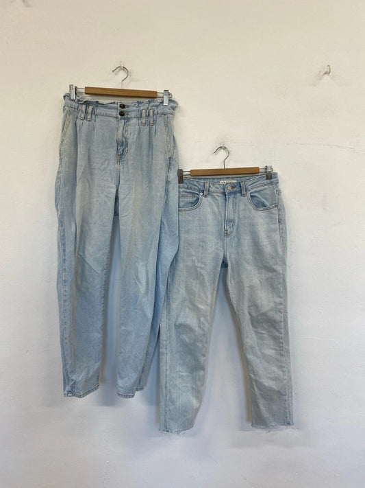 Denim Co Fabulous Light Blue Jeans Duo UK 10 #2 LN001